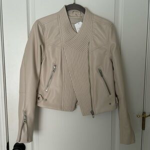 NWT Blank NYC Faux Leather Moto Jacket